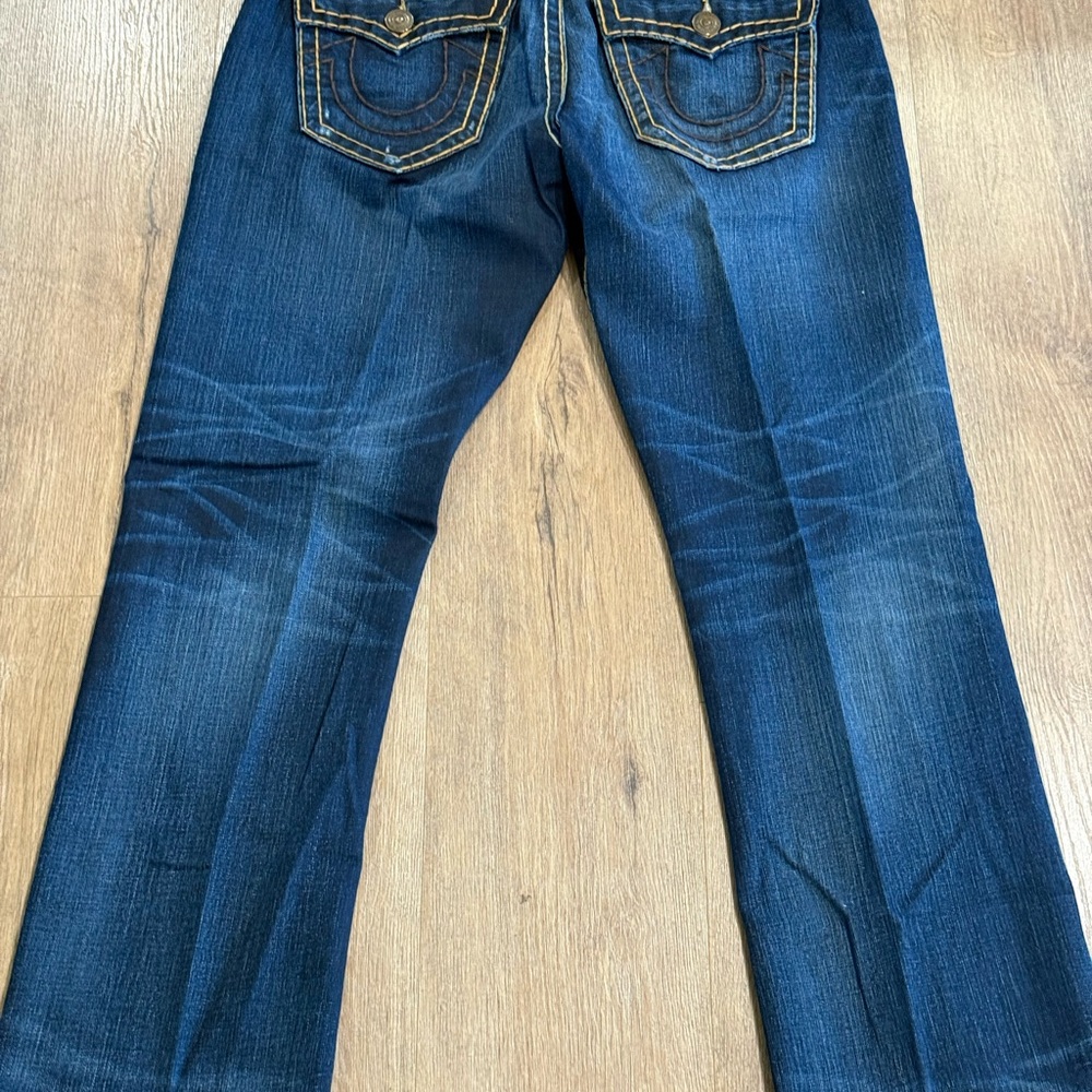 True Religion Men's Indigo Relaxed Jeans